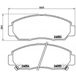 BREMBO Bremsbelagsatz, Scheibenbremse