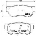 BREMBO Bremsbelagsatz, Scheibenbremse