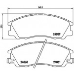 BREMBO Bremsbelagsatz, Scheibenbremse