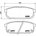 BREMBO Bremsbelagsatz, Scheibenbremse