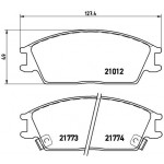 BREMBO Bremsbelagsatz, Scheibenbremse