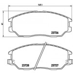 BREMBO Bremsbelagsatz, Scheibenbremse