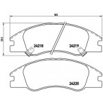 BREMBO Bremsbelagsatz, Scheibenbremse