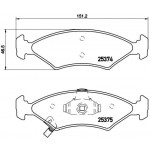 BREMBO Bremsbelagsatz, Scheibenbremse