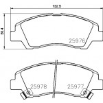 BREMBO Bremsbelagsatz, Scheibenbremse