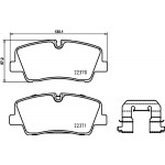 BREMBO Bremsbelagsatz, Scheibenbremse
