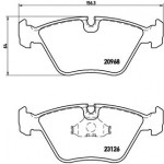 BREMBO Bremsbelagsatz, Scheibenbremse