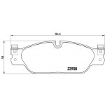 BREMBO Bremsbelagsatz, Scheibenbremse