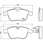 BREMBO Bremsbelagsatz, Scheibenbremse