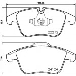 BREMBO Bremsbelagsatz, Scheibenbremse