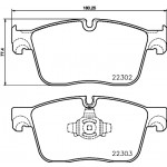 BREMBO Bremsbelagsatz, Scheibenbremse