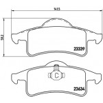 BREMBO Bremsbelagsatz, Scheibenbremse