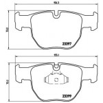 BREMBO Bremsbelagsatz, Scheibenbremse