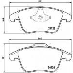 BREMBO Bremsbelagsatz, Scheibenbremse