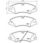BREMBO Bremsbelagsatz, Scheibenbremse