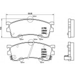 BREMBO Bremsbelagsatz, Scheibenbremse