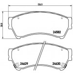 BREMBO Bremsbelagsatz, Scheibenbremse