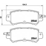 BREMBO Bremsbelagsatz, Scheibenbremse