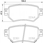 BREMBO Bremsbelagsatz, Scheibenbremse