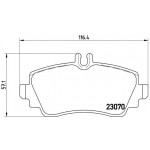 BREMBO Bremsbelagsatz, Scheibenbremse