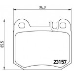 BREMBO Bremsbelagsatz, Scheibenbremse