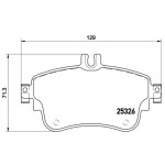 BREMBO Bremsbelagsatz, Scheibenbremse