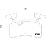 BREMBO Bremsbelagsatz, Scheibenbremse