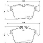 BREMBO Bremsbelagsatz, Scheibenbremse