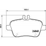 BREMBO Bremsbelagsatz, Scheibenbremse