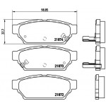 BREMBO Bremsbelagsatz, Scheibenbremse