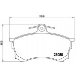 BREMBO Bremsbelagsatz, Scheibenbremse