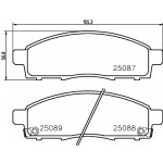 BREMBO Bremsbelagsatz, Scheibenbremse