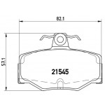 BREMBO Bremsbelagsatz, Scheibenbremse