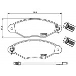 BREMBO Bremsbelagsatz, Scheibenbremse