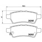 BREMBO Bremsbelagsatz, Scheibenbremse