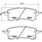 BREMBO Bremsbelagsatz, Scheibenbremse
