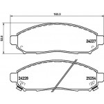 BREMBO Bremsbelagsatz, Scheibenbremse