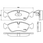 BREMBO Bremsbelagsatz, Scheibenbremse