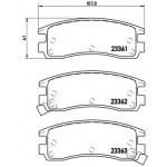 BREMBO Bremsbelagsatz, Scheibenbremse