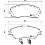 BREMBO Bremsbelagsatz, Scheibenbremse