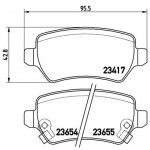 BREMBO Bremsbelagsatz, Scheibenbremse