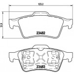 BREMBO Bremsbelagsatz, Scheibenbremse