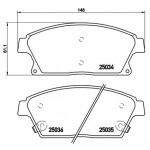 BREMBO Bremsbelagsatz, Scheibenbremse