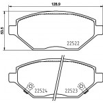 BREMBO Bremsbelagsatz, Scheibenbremse
