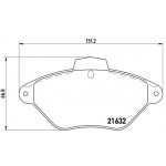 BREMBO Bremsbelagsatz, Scheibenbremse