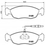 BREMBO Bremsbelagsatz, Scheibenbremse