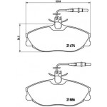BREMBO Bremsbelagsatz, Scheibenbremse