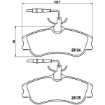 BREMBO Bremsbelagsatz, Scheibenbremse