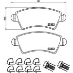 BREMBO Bremsbelagsatz, Scheibenbremse