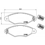 BREMBO Bremsbelagsatz, Scheibenbremse